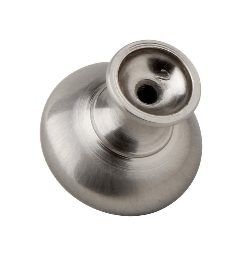 Silverline 6 Pack Cabinet Round Knob Pulls for Kitchen Bathroom Drawer Closet Door Cupboard 30mm Brushed Satin Nickel - Image 3